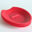Load image into Gallery viewer, Three pack of red Crack'em Egg Cracker & Spoon Rest