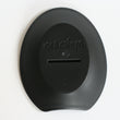 Load image into Gallery viewer, Black Crack'em Egg Cracker and Spoon Rest bottom with a gap showing they are stackable
