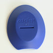 Load image into Gallery viewer, Blue Crack'em Egg Cracker and Spoon Rest bottom with a gap showing they are stackable