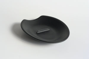 Single Black Crack'em Egg Cracker & Spoon Rest